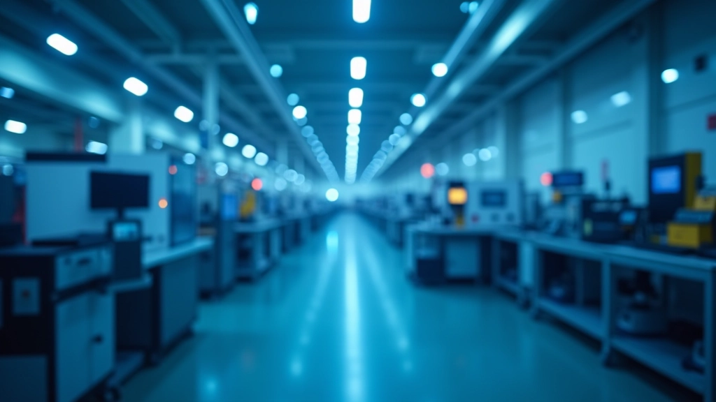 Průmyslový areál s moderní výrobou a automaty v České republice