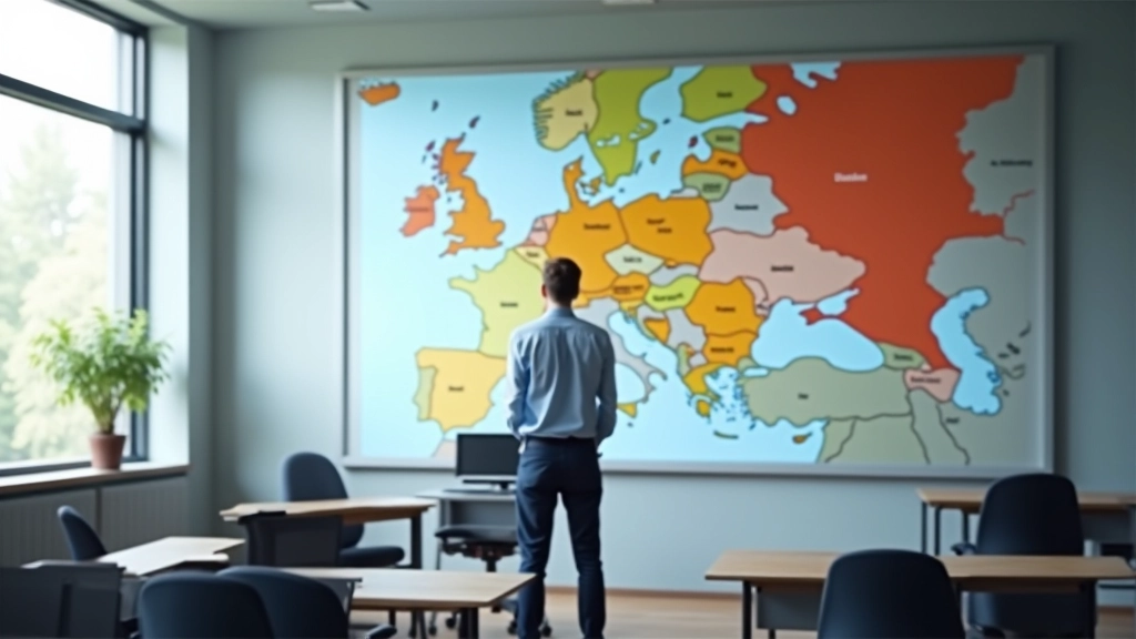 Středoevropský region s označením zemí a jejich ekonomickými profily